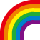 虹のロゴ